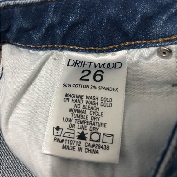 Driftwood Kelly Bootcut Jeans. Women’s size 26 - Picture 5 of 9